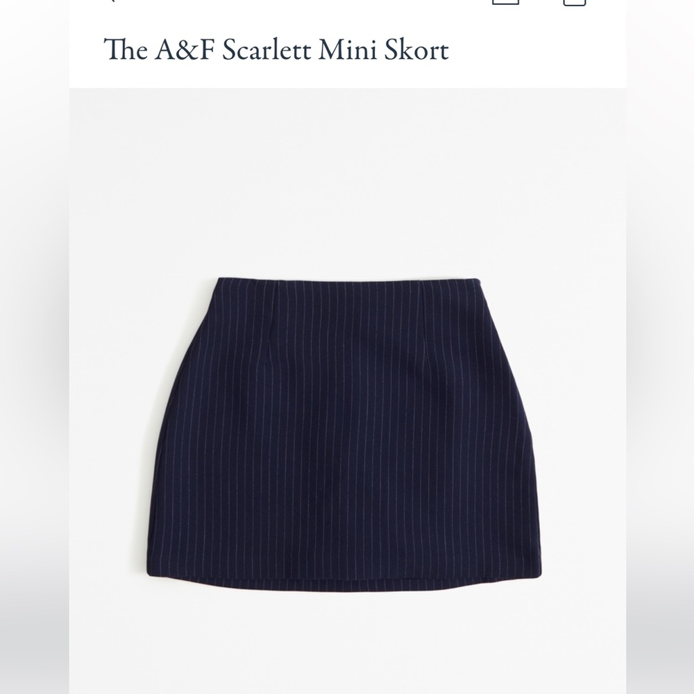 Abercrombie Scarlett mini skort